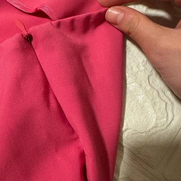 Trina Turk Verity 2 Pants Petal Pink size 6 High Rise Straight Leg - Picture 6 of 9
